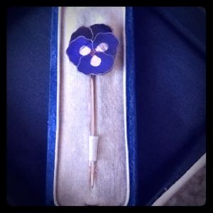 Vintage Enamel Stickpin